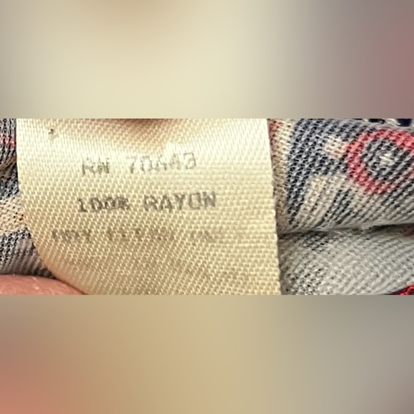 Vintage 80s JESSICA HOWARD Paisley Maxi Midi Dress Size 14 - Picture 7 of 7